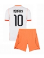 Otroške Nogometnih dresov Nizozemska Memphis Depay #10 Gostujoči SP 2026 Kratki rokavi (+ hlače)